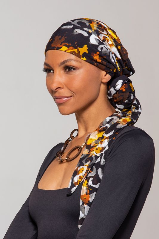 Hodeplagg The Softie Wrap print