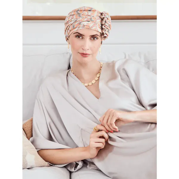 Hovedbilde Hodeplagg HocLotus Turban Printed 