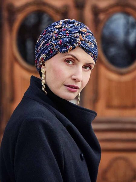 Hovedbilde Hodeplagg HocLotus Turban Printed 