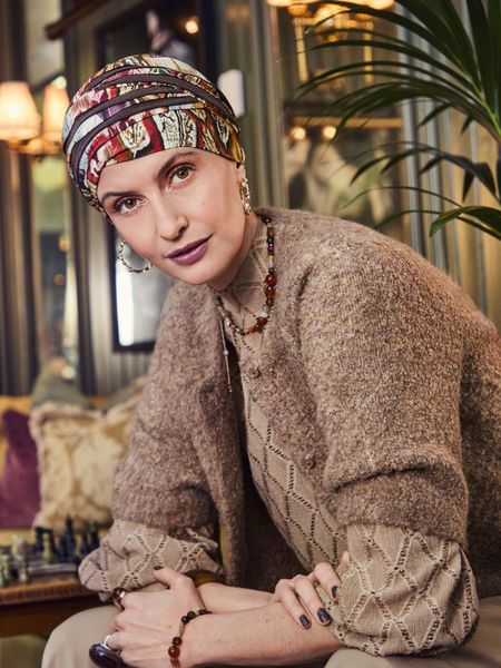Hovedbilde Hodeplagg HocShanti Turban w. Print 