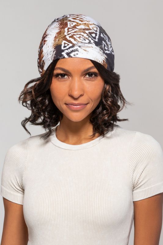 Hodeplagg Softie Boho Beanie  print
