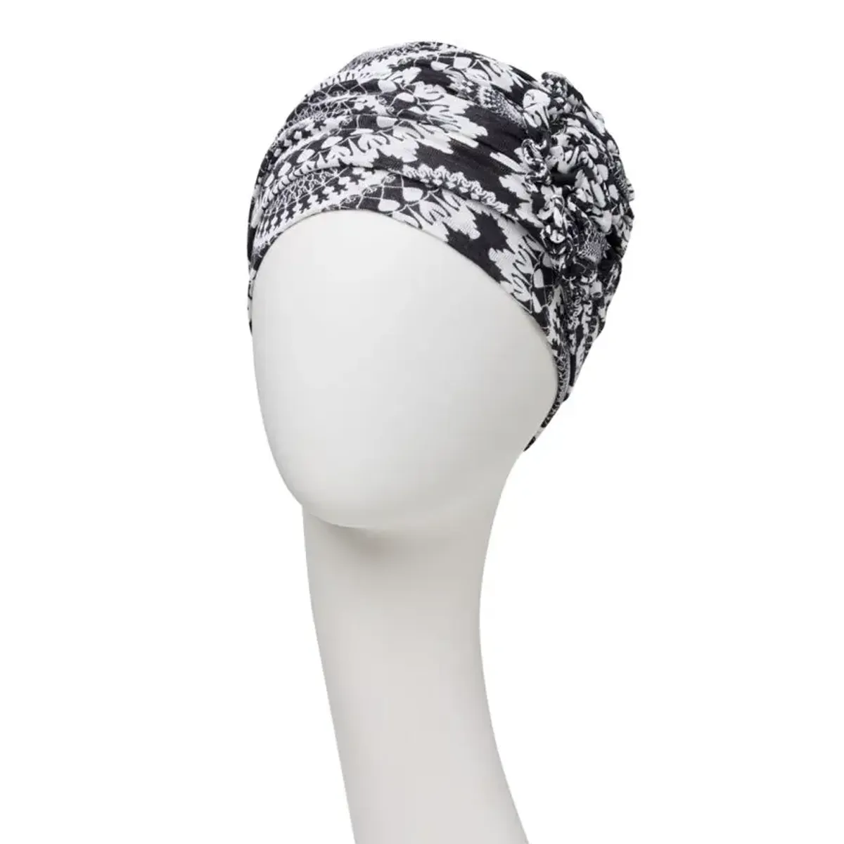 Huvudbonad Lotus Turban tPrinted Linen