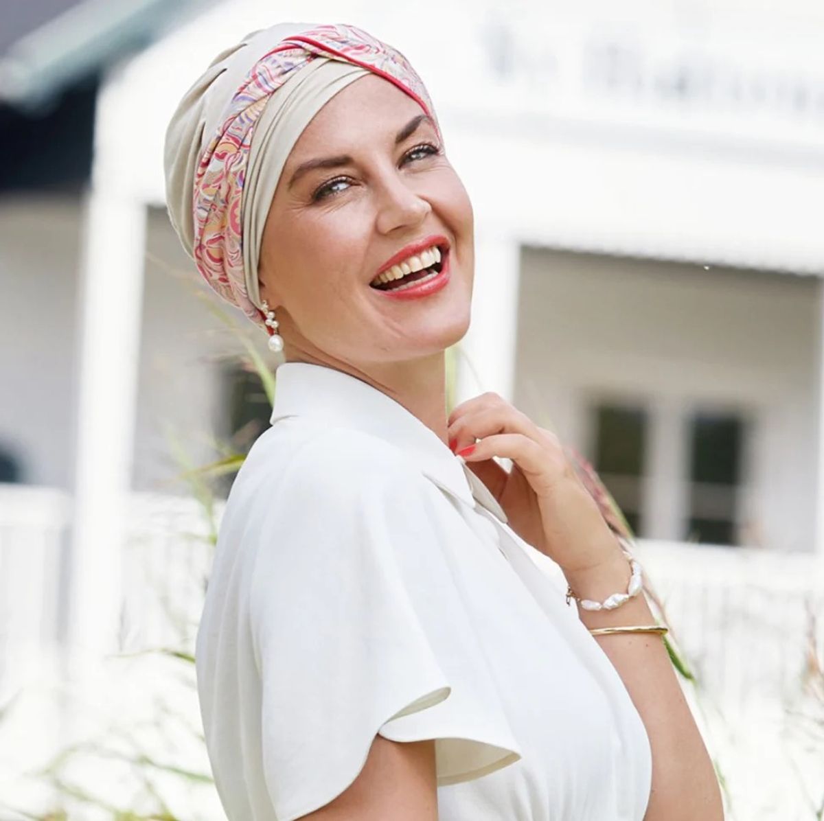 Hodeplagg Shakti Turban w. Printed Headband 
